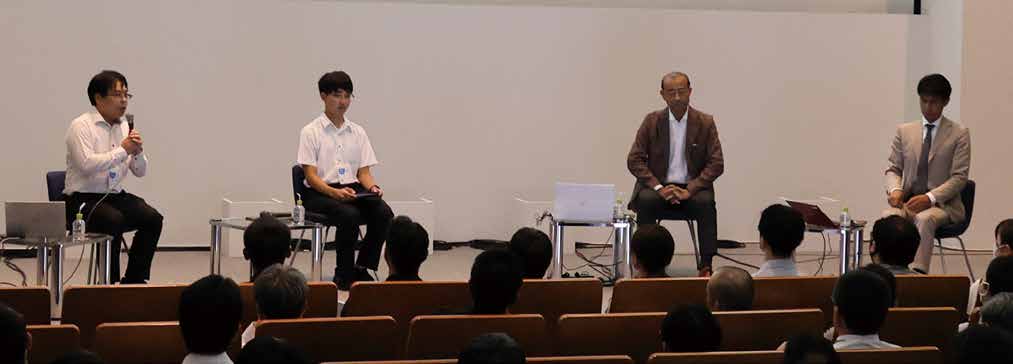 やまがたAI 部に参加する高校生の創造力と実践例が紹介された。